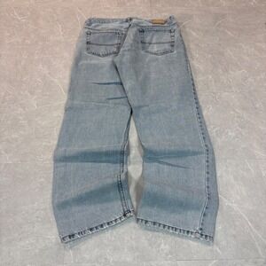 Urban Up Pipeline 36x34 Light Wash Relaxed Straight Leg Denim Jeans 100% Cotton